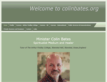 Tablet Screenshot of colinbates.org